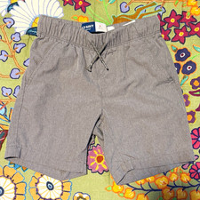 Old Navy Boys Chino Shorts Gray S (6-7) Cotton Blend Drawstring Elastic Waist Boys' Shorts price