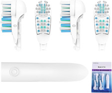 4X Spin Sensitive Toothbrush Dual Clean Cross Replacements Attachments Brush Hea Toothbrushes price