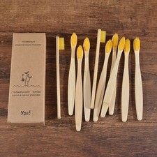 10x Bamboo Toothbrush Boar Hair Bristle Compostable Biodegradable Toothbrush AU Toothbrushes price