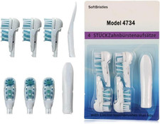 4 Pcs Electric Toothbrush Replacement Heads Sensitive Dual Clean Rotating Sets F Toothbrushes price