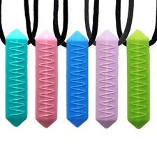 Sensory Chew Necklace Food Silicon Autism ADHD Biting Oral Teething Chewy Toy Educational Toy price
