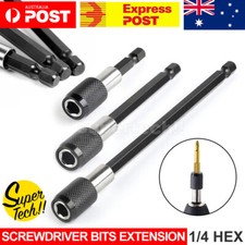 3Pcs Screwdriver Extension Kit Quick Release 1/4 Hex Shank Holder Drill Bit Set Drills price