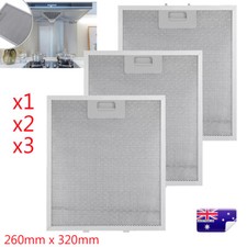 1-3PK 320 x 260mm Cooker Hood Filters Metal Mesh Extractor Vent Filter Universal Built-in Range Hoods price
