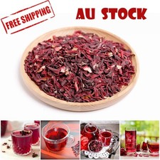 DRIED ORGANIC HIBISCUS FLOWER HERBAL TEA PREMIUM QUALITY NATURAL Food Grade AU Tea price
