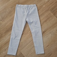 GIRLS SIZE 5 WHITE BLACK STRIPE BASIC LEGGINGS BY TARGET Girls' Leggings price
