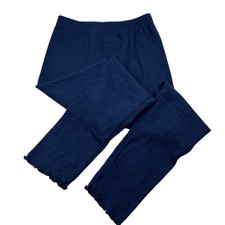 Girls size 8, Milkshake, navy ribbed leggings, elasticated, EUC Girls' Leggings price