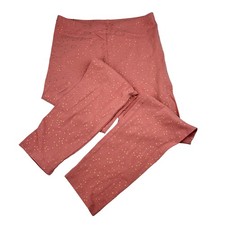 Girls size 9, Anko, pink & gold leggings, elasticated, Inside leg: 50cm, EUC Girls' Leggings price