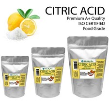 Citric Acid Food Grade Preservative Anhydrous Powder ISO Certified Resealable Spices price