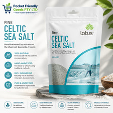 Lotus Celtic Fine Sea Salt, 500 g Salt price