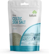 Lotus Celtic Fine Sea Salt, 500 G Free Shipping Salt price