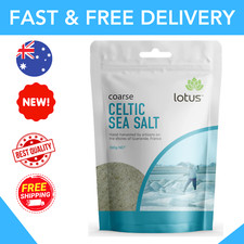 New Lotus Coarse Celtic Sea Salt 500 g | AU Stock Salt price