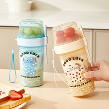Breakfast Oatmeal Cup Double Layer Salad Cup Yogurt Filter Cup Cereal Cup Breakfast Cereal price