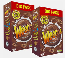Weetos Chocolatey Hoops Breakfast Cereal Wholegrain Weetabix Crunchy Pack 2x600g Breakfast Cereal price