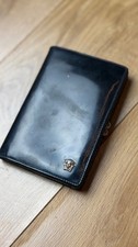 Vintage Gianni Versace 90s Medusa Head Black Leather Women's Kiss Lock Wallet Women's Wallet price