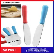 4 x Mini Spatula Spreader sandwich  jam cheese butter Knives Spreaders 10cm Cheese price