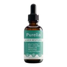 Purelia Liver Restore, Complete Liver Support Supplement With Milk Thistle 60ml Milk price