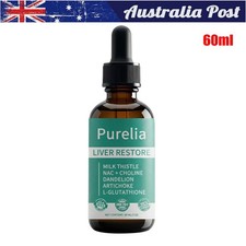 Purelia Liver Restore, Complete Liver Support Supplement With Milk Thistle 60ml Milk price