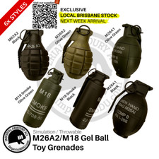 Toy Grenade M26A2 Frag & M18 Smoke - Stocked in Brisbane 🚚7 day FREE delivery🚚 Olives price
