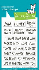 Lawn Fawn - Stamps - Henry's Build-A-Sentiment: Jam and Honey Sentiments - LF412 Honey and Jam price