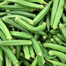Okra  Clemson Spineless 15 seeds High Yielding Variety GROW Bulk VEGETABLES Vegetables price