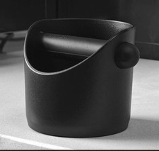 Coffee Waste Container Espresso Grind Knock Box Tamper Tube Bin Bucket Black Coffee price