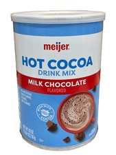 Meijer Milk Chocolate Hot Cocoa Drink Mix 20 oz Canister Hot Powdered Drinks price
