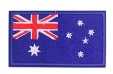 Australia Flag Iron on Embroidered Patch Fabric Badge Australian 4.5cm x 8cm Badge price