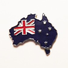 AUSTRALIA (AUSTRALIAN) MAP FLAG LAPEL PIN / HAT/ BADGE/ BROOCH Badge price