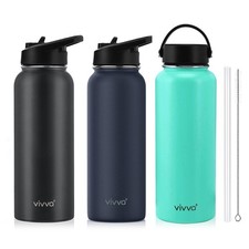 Water Bottle Stainless Steel Double Wall Cycling Vacuum Insulated Cup 1.2L Water price