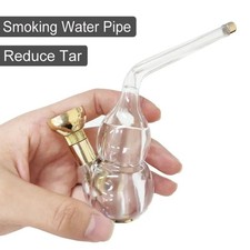 Metal Acrylic water Tabaco pipe Cleanable For 8mm 6mm Cigarette Tar Filtration Water price