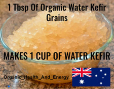 ORGANIC Water Kefir Grains - 1 Tbsp - High Quality & Active - BUY 2, GET 1 FREE! Water price