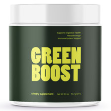 Green Boost: 16 Super Fruits & Veggies, Bacillus Coagulan Probiotic, 30 Servings Lemonade and Fruit Juice price