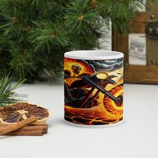 Ghost Rider white glossy mug Traditional Beverages price
