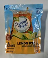 Crystal Light LEMON Iced Tea Drink mix - 2 quart Pitcher Packs - makes 32 qts Cold Powdered Drinks price