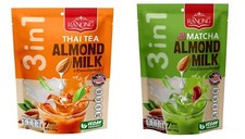 3in1 RANONG Instant Thai Tea/ Matcha Tea Almond Milk Vegan 140G (7 SACHETS) Cold Powdered Drinks price