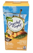 Crystal Light Peach Iced Tea Drink Mix Pitcher Pack 1.5 oz Cold Powdered Drinks price