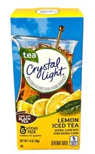 Crystal Light Lemon Iced Tea Drink Mix Pitcher Pack 1.4 oz Cold Powdered Drinks price