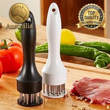 Professional Stainless Steel Meat Tenderizer 16 Needle Steak Hammer - AU Seller White Meat price