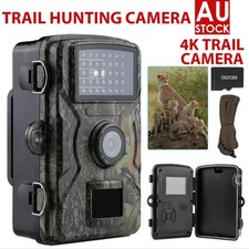 32GB 4K Wildlife Trail Camera 1080P Game Night Vision Outdoor Motion Hunting Cam Video Camera Batteries price
