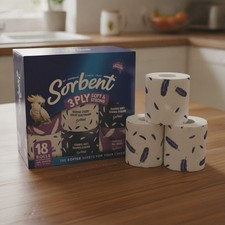 Individually Wrapped 3ply Toilet Paper Box of 18 Rolls 3240 Sheets Ultra Strong Toilet Paper price