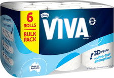 Viva Paper Towels 6 Rolls Paper Towels price