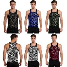 Men's Tank Top Mesh Undershirts U Neck Shirts Sports T-Shirt Casual Clothing Men's Tank Tops / Undershirts price