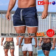 Men's Fitness Sports Shorts Football Gym Workout Training Running Jogging Pants Men's Shorts price