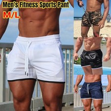 Men's Fitness Sports Shorts Football Gym Workout Training Running Jogging Pants Men's Shorts price