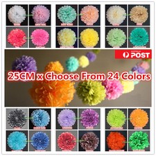 Tissue Paper 25CM Pompoms Pom Poms Party Wedding Home Decoration Baby Room Paper Tissue price
