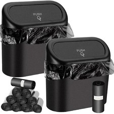 Car Trash Can (with Lid) Contains 60 (300) Garbage Bags, Small Car Trash Can, Le Bin Bags price