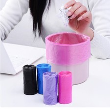 15-45PCS Small Garbage Bag Trash Bags Durable Disposable Plastic for Home & Car Bin Bags price