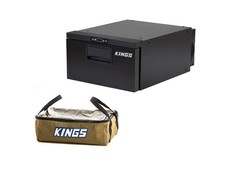 Kings 30L Stayzcool Drawer Fridge Freezer 5yr Wrnty+ Clear Top Canvas Bag Refrigerator Bags price