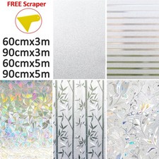 3m/5m Privacy Frosted 3D Tulip Window Glass Film Decorative Static Cling Sticker Cling Film price
