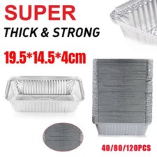 BBQ Aluminium Oven Foil Trays Food Disposable Container Tray Roasting Baking AU Aluminium Foil price